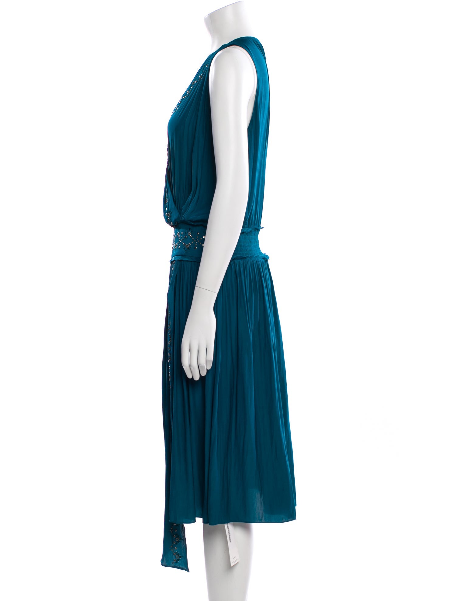 Ramy Brook V-Neck Midi Length Dress